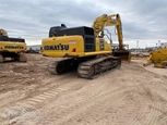 Used Excavator,Back of used Komatsu Excavator,Side of used Excavator,Front of used Excavator